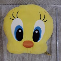 51414 ルーニー・テューンズ LOONIE TUNES トゥイーティー Tweety クッション ワーナー・ブラザース WARNER BROTHERS 3点セット タグ付き_画像2