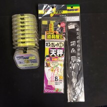 51601 釣り具 大量 まとめ 仕掛け がまかつ ハヤブサ ささめ針 釣り針 釣具 フィッシング 浮き おもり糸 船釣り 海 川 未使用品_画像5