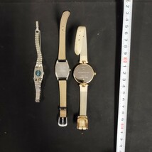 51514 腕時計 9点 まとめ 時計 カシオ CASIO SEIKO セイコー CITIZEN シチズン ケイトスペード kate spade FOSSIL ウォッチ 動作未確認_画像5