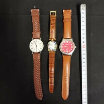 51514 腕時計 9点 まとめ 時計 カシオ CASIO SEIKO セイコー CITIZEN シチズン ケイトスペード kate spade FOSSIL ウォッチ 動作未確認_画像6