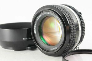 ★超美品★Nikon ニコン NIKKOR Ai 50mm F1.4 使用感の少ない素晴らしい外観！クリアーな光学！0506