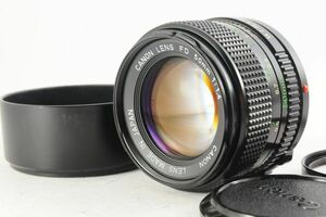 ★超美品★キヤノン CANON NEW FD 50mm F1.4 使用感の少ない素晴らしい外観！クリアーな光学！0460