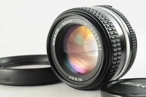 ★超美品★NIKON ニコン NIKKOR Ai-S 50mm F1.4 清潔感溢れる非常に綺麗な外観！光学カビ、クモリなし！0509