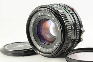 ★超美品★キャノン CANON NEW FD 50mm F1.8 清潔感溢れる非常に綺麗な外観！クリアーな光学！0507