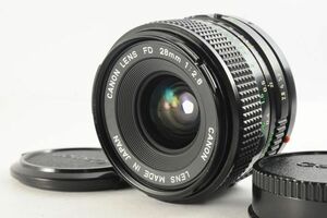 ★超美品★キヤノン CANON NEW FD 28mm F2.8 使用感の少ない素晴らしい外観！クリアーな光学！0532