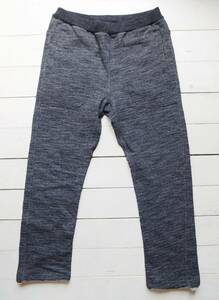 Jackman ジャックマン GG SWEAT PANTS スウェット トラウザーパンツ S ツートン/杢チャコールグレー 日本製 JM4747CL