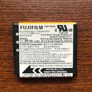 送料無料　満充電後電圧測定　NP-50 FUJIFILM 純正品