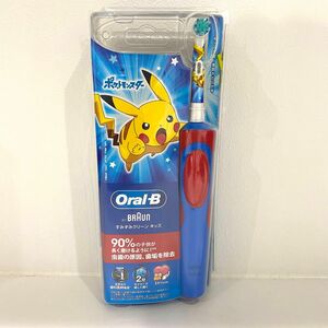 新品　Oral−B すみずみクリーンキッズ　ポケットモンスター　 レッド BRAUN 電動歯ブラシ 充電式 ポケモン オーラルB