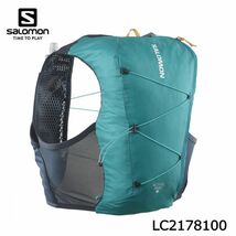 サロモン LC2178100 アクティブ スキン 【Lサイズ】 SET ユニセックス ランニングベスト フラスク2個付 8L SALOMON 20p 即納_画像1