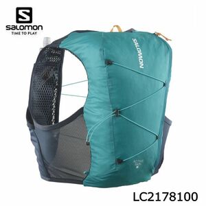 サロモン LC2178100 アクティブ スキン 【Lサイズ】 SET ユニセックス ランニングベスト フラスク2個付 8L SALOMON 20p 即納