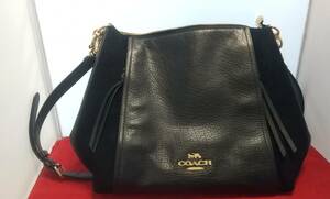 ☆COACH コーチ　Marlon Hobo マーロンホーボー ショルダーバッグ 2way 中古☆