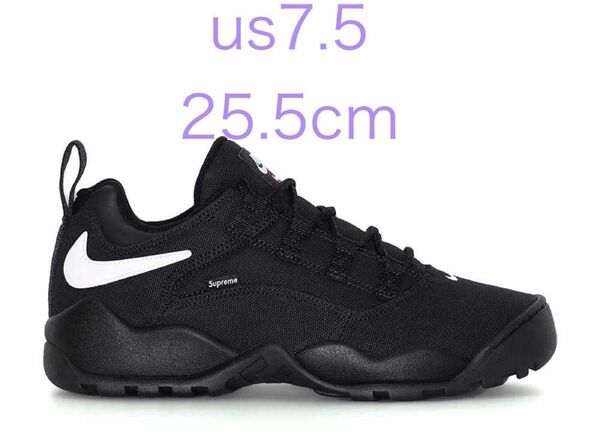 Supreme × Nike SB Darwin Low Black 25.5 7.5 シュプリーム　ナイキ