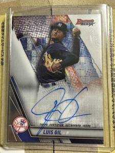 bowman's best Luis Gil auto