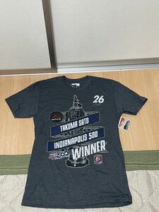 INDYCAR∠佐藤琢磨インディアナポリス500WINNER Tシャツ∠インディカー