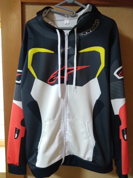 アルパインスターズ 薄手 ジップアップパーカー alpinestars