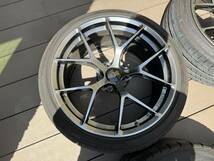 BBS FI-R 120 5H 19インチ ADVAN Sport V105 タイヤ付き 9.5J＋22 10.5J＋35 245/35/R19 265/35/R19 鍛造 アルミホイール BMW M2 M3 M4_画像2