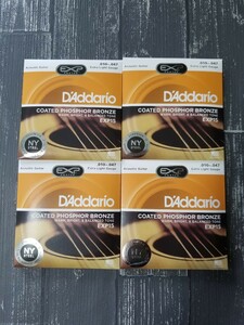 新品　D'Addario ダダリオ アコースティックギター弦 EXP15 4セット