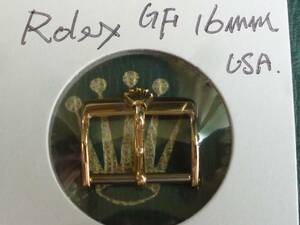 1950～60年代　ヴィンテージ　ロレックス純正　金張り　尾錠　16㎜幅　希少品