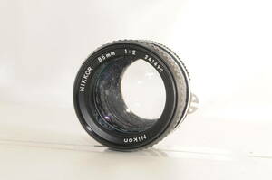 ★美品★NIKON ニコン AI NIKKOR 85mm F2★完動★E112★