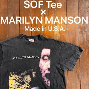 レア物！【Marilyn Manson SOF Tee マリリンマンソン】ジャケTシャツ　バンドT アンチクライストスーパースター