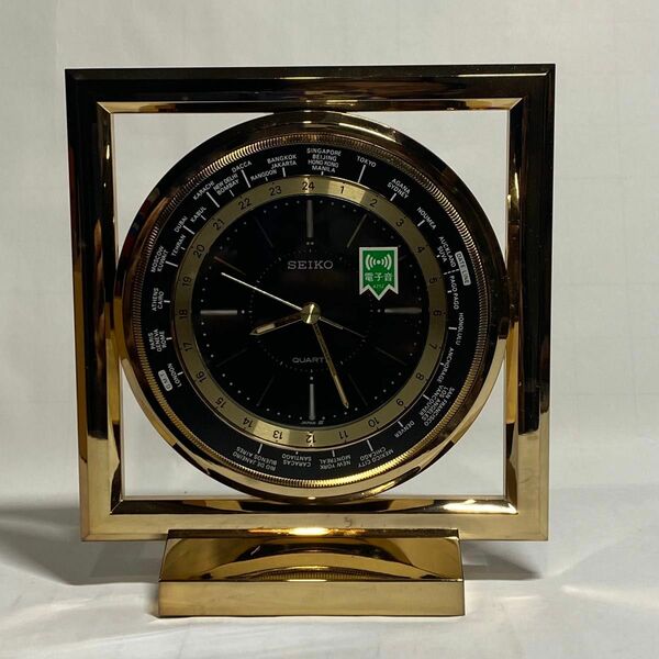 SEIKO ワールドタイム　日本製　QUARTZ QK519G 世界時計