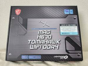 中古美品 MSI H670 TOMAHAWK WIFI DDR4 LGA 1700 ATX マザーボード 保証あり