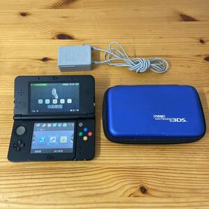 UTt537【通電OK】Nintendo 任天堂 ニンテンドー 3DS ブラック 未初期化 パスワードロック有り 現状品