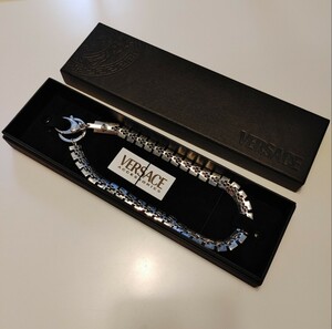 GIANNI VERSACE MADE IN ITALY SILVER WALLET CHAIN 本物 イタリア製 ウォレットチェーン シルバー メデューサ ヴェルサーチ アクセサリー