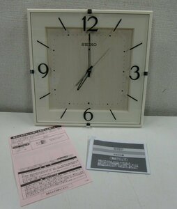 SEIKO セイコー 電波掛時計 KX398A 【セ364】