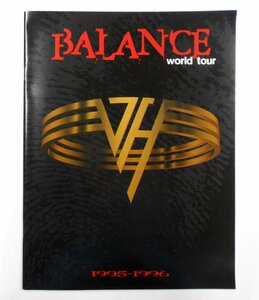 VAN HALEN ヴァン・ヘイレン world tour 1995-1996 BALANCE ツアー パンフレット 【セ394】