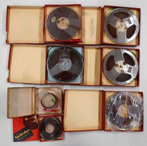  open reel tape SONY Soni-Tape PY-5/185m 600ft other 7 pcs set together [se326]