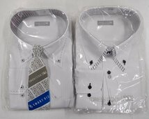 DRESS CODE 101 長袖ワイシャツ 2点セット 3L 45-88 【セ275】_画像1