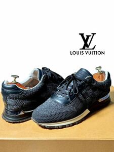 【本物保証】美品◆ LOUISVUITTON ルイヴィトン◆ダミエ　スニーカー　ローカット GO 0195 サイズ6 1/2 25.5cm相当