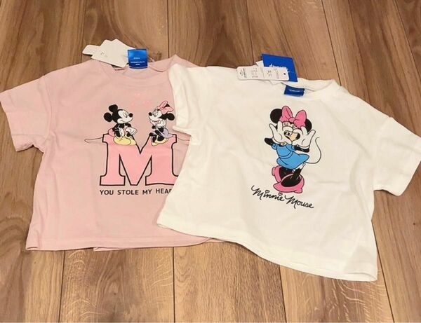 新品　タグ付き　ディズニー　Disney ミニーちゃん　ミニーマウス　Tシャツ　2点セット