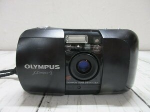 a5 ★ OLYMPUS オリンパス μ-1 コンパクトカメラ ブラック 現状品 【星見】