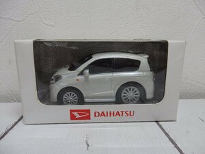 【星見】 【非売品・ダイハツノベルティ】ダイハツ ミラカスタム パールホワイト　プルバックミニカー