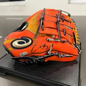 [ rare * limited goods ] large . sho flat autograph autograph 2022 year person himself specification replica model Asics made glove glove MLB mechanism proof tent gram 