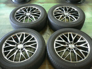 Weds ウエッズ LEONIS レオニス MX 18ｘ7J +47 5穴 PCD114.3 YOKOHAMA　BluEarth 225/60R18 CX-5 ノア ヴォクシー セレナ ステップワゴン