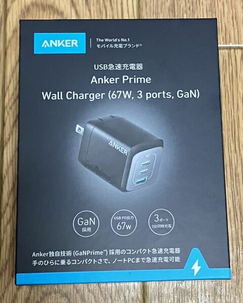 新品 Anker Prime Wall Charger (67W)