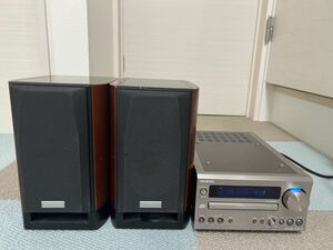 ONKYO Onkyo mini component CD receiver CR-D1 LTD/ speaker D-112 EXltd pair 