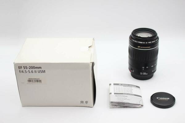 極上品◆Canon キヤノン EF 55-200mm F4.5-5.6 II USM◆0501