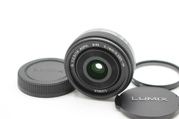 新品級◆Panasonic LUMIX G 14mm F2.5◆0502