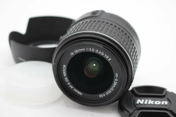 極上品◆Nikon ニコン AF-S DX NIKKOR 18-55mm F3.5-5.6 G VR II◆0508