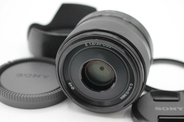 極美品◆SONY ソニー E 35mm F1.8 OSS SEL35F18◆ブラック♪0524