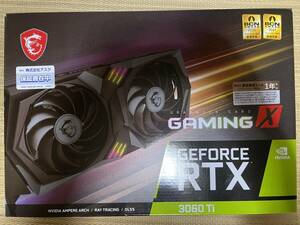 美品 MSI GeForce RTX 3060 Ti GAMING X 8G LHR NVIDIA