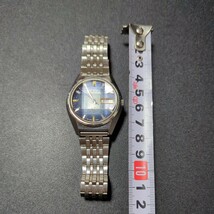 SEIKO セイコー ロードマチック 23石 デイデイト 5606-7310 カットガラス 青 自動巻 腕時計 メンズ 現状品_画像10