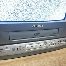 aiwa アイワ テレビデオ ブラウン管テレビ 14インチ VX-T14GX20_画像3