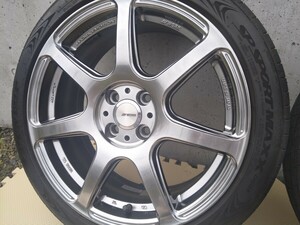 WORKエモーションT7R 17インチ　DUNLOP SP060+