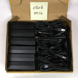 (0508SM12) free shipping / used /TOSHIBA Toshiba to cow ba/PA3917U-1ACA/19V/3.42A/ original AC adapter 6 piece set 