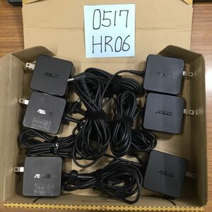 (0517HR06) free shipping / used /ASUSe chair -s/AD890326/19V/1.75A/ original AC adapter 6 piece set 